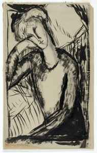 Retrato de uma jovem de Amedeo Modigliani