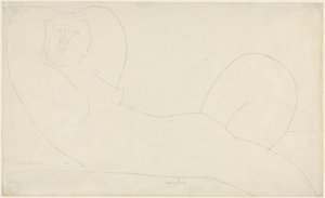 Nu feminino reclinado de Amedeo Modigliani