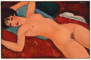 Nu reclinado, 1917-18