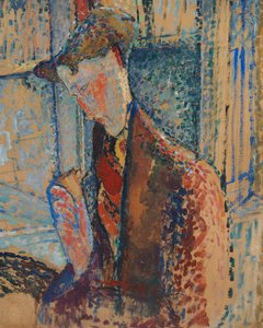 Reverie (Estudo para o retrato de Frank Burty Haviland), 1914 (óleo e grafite em papelão)