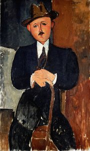 Homem sentado de Amedeo Modigliani
