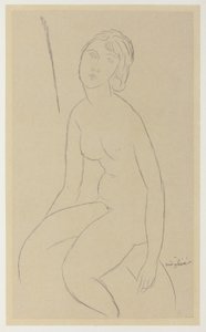 Nu sentado de Amedeo Modigliani