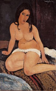 Nu sentado, 1917