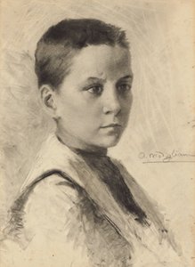 Auto-retrato, 1899 de Amedeo Modigliani