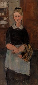 A dona de casa bonita (La Jolie ménagère) de Amedeo Modigliani