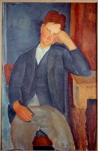 O Jovem Aprendiz Pintura de Amedeo Modigliani de Amedeo Modigliani