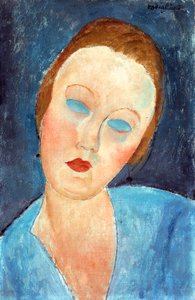 Esposa do sobrevivente do pintor, 1918 de Amedeo Modigliani