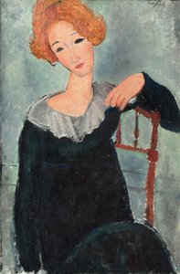 Mulher de cabelo ruivo de Amedeo Modigliani
