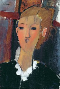 Jovem Mulher de Rufo Pequeno de Amedeo Modigliani