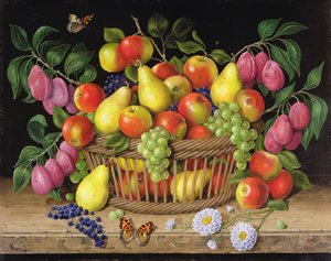 Maçãs, peras. uvas e ameixas, 1999