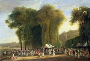 Dia da Celebração de St.Cloud: tropas britânicas em serviço, setembro de 1815 (painel)