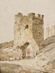 Dois soldados em serviço no Castelo de Dover, c.1805 (aquarela)