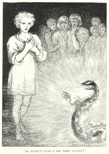 "Em nome de Elyon, eu te peço, tia! (gravura)