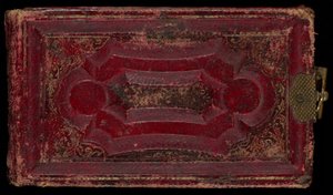 Livro de recortes de retrato de American 19th Century
