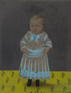 Retrato de um menino de American 19th Century