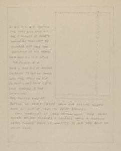 Descrição de um vestido de American 20th Century