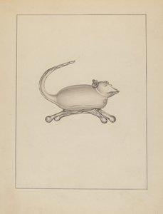 Rato de vidro de American 20th Century