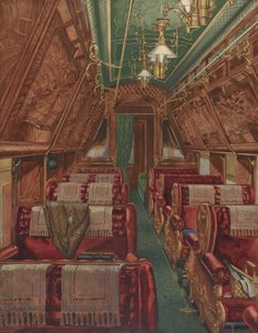 Interior do Pullman Coach, 1888