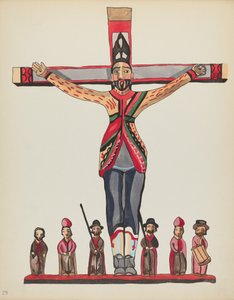 Gravura 29: Santo Acácio: Do Portfólio "Desenhos Coloniais Espanhóis do Novo México"