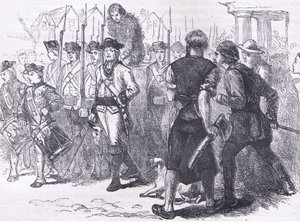 Uma ilustração de Cassell History of the United States publicada por Cassell, Petter & Galpin, c.1900 (litho)