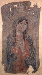 Pintura de uma Madona, índia Pueblo de American Native