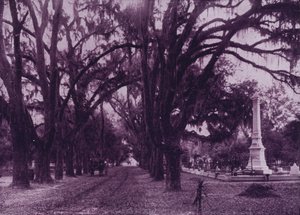 Cemitério Bonaventure, Savannah, Geórgia (foto a p/b) de American Photographer (after)