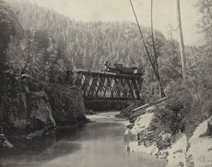 Ponte em Animas Canyon, Colorado (foto a p/b) de American Photographer (after)