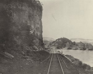 Castle Rock, New River (foto a p/b) de American Photographer (after)