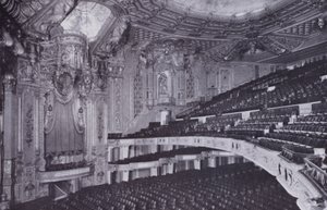 Chicago: Interior, Teatro Oriental (foto a p/b) de American Photographer (after)