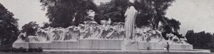 Chicago: A Fonte do Tempo, obra-prima de Lorado Taft em Washington Park (foto a p/b) de American Photographer (after)