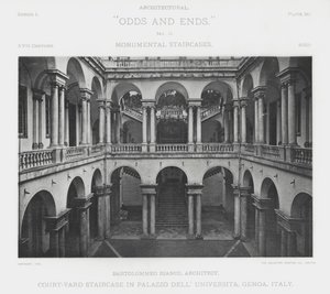 Escadaria Court-Yard no Palazzo Dell