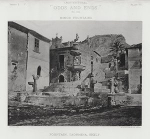 Fonte, Taormina, Sicília (foto a p/b) de American Photographer (after)