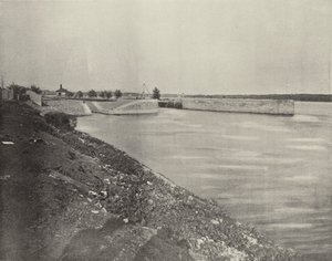 Fechaduras do Governo perto de Keokuk, Iowa (foto a p/b) de American Photographer (after)