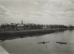 Universidade de Harvard: Graduate School of Business Administration de Charles River (foto a p/b) de American Photographer (after)