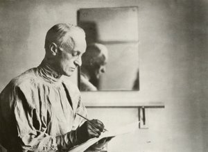 Harvey Cushing, neurocirurgião, retrato (foto a p/b) de American Photographer (after)