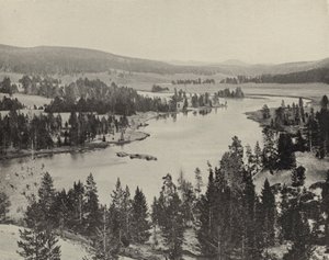 Hayden Valley, Parque Nacional de Yellowstone (foto a p/b) de American Photographer (after)