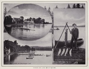 Jamestown, NY: Cenas no Lago Chautauqua (foto a p/b) de American Photographer (after)