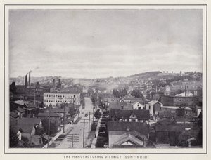 Jamestown, NY: O Distrito Industrial (foto a p/b) de American Photographer (after)