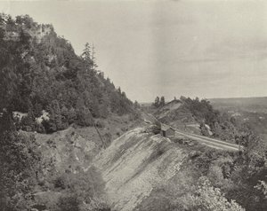 Mirante da montanha, perto de Dundas, Ontário (foto a p/b) de American Photographer (after)