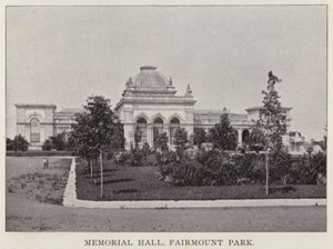 Philadelphia: Memorial Hall, Fairmount Park (foto a p/b) de American Photographer (after)