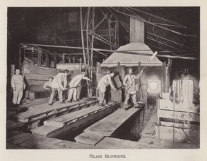 Pittsburgh: Sopradores de vidro (foto a p/b) de American Photographer (after)