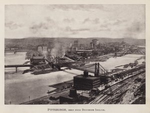 Pittsburgh: Pittsburgh, visto de Duquesne Incline (foto a p/b) de American Photographer (after)