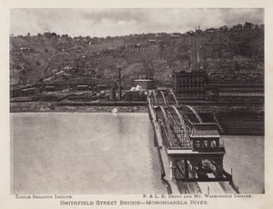 Pittsburgh: Ponte Smithfield Street, Rio Monongahela (foto a p/b) de American Photographer (after)