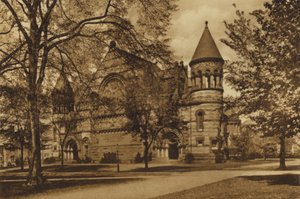 Universidade de Princeton: Alexander Hall (foto a p/b) de American Photographer (after)