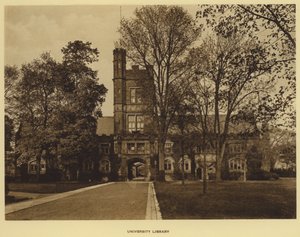 Universidade de Princeton: Biblioteca da Universidade (foto a p/b) de American Photographer (after)