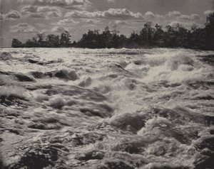 Rapids of Niagara acima das Cataratas (foto a p/b) de American Photographer (after)