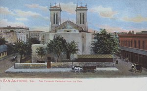Catedral de San Fernando em San Antonio, Texas, EUA (foto colorida) de American Photographer (after)