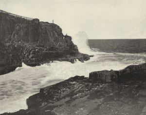 Parede do Mar, Penhasco da Cabeça do Careca, Maine (foto a p/b) de American Photographer (after)