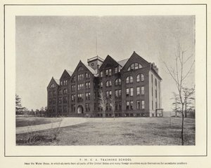 Springfield, Massachusetts: Escola de Treinamento YMCA (foto a p/b)