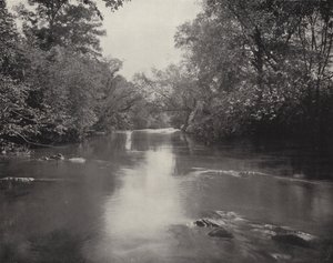 Rio Swannanoa, Carolina do Norte (foto a p/b) de American Photographer (after)